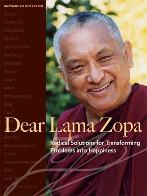 cover image of Dear Lama Zopa